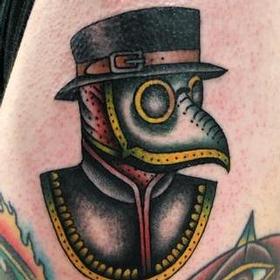 Plague Doctor Tattoo Design Thumbnail